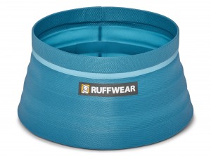 Ruffwear® Bivy Bowl™ - сверхлегкая, складывающаяся, водонепроницаемая миска &nbsp;Ruffwear® Bivy Bowl™ - сверхлегкая, складывающаяся, водонепроницаемая миска, вместимостью 1,8 л и весом всего 84 г.Может использоваться как для корма так и для воды. Легко
 моется, быстро складывается, компактна, всегда готова в дорогу вместе с
 Вами и Вашим питомцем навстречу новым приключениям.Верхний диаметр - 15 см, нижний - 19 см, высота - 10 см. На внешней стороне дна имеется&nbsp; небольшая петля, что дает возможность, в случае необходимости, закреплять (вешать) миску.